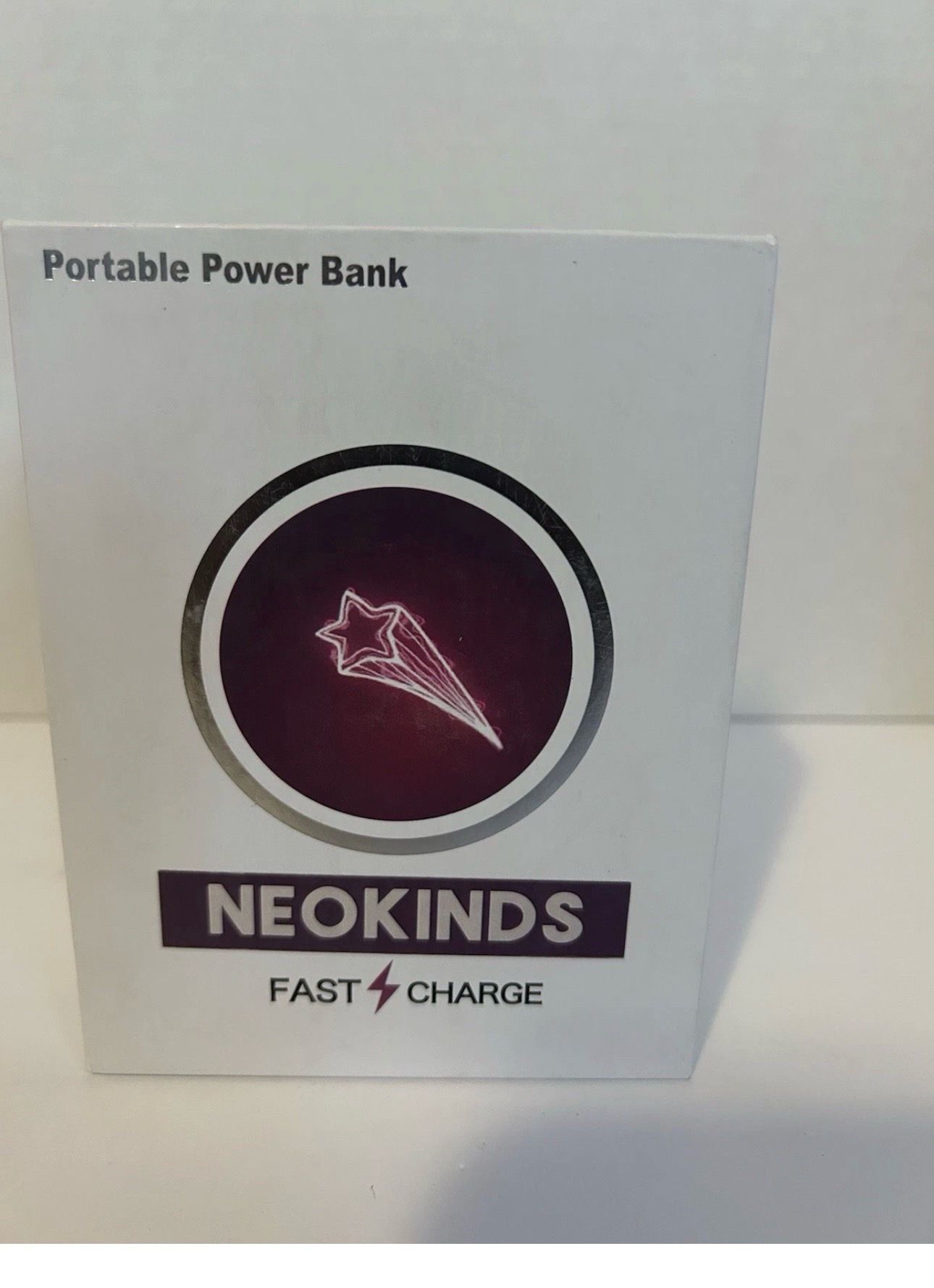 NEOKINDS Portable Power Bank Fast Charge Blue High Capacity USB Compact