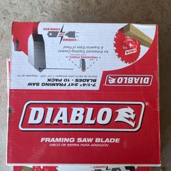 Diablo Skillsaw Framing 7 1/4” Two Boxes Brand New (10) Blades Each 