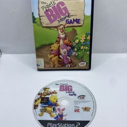 Piglet's Big Game Movie PS2 Playstation 2 Video Game Rare Game and Case - Tested