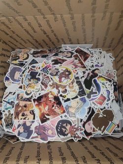 50 Count Mistery Anime Stickers