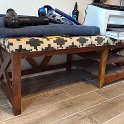     Entryway bench with storage