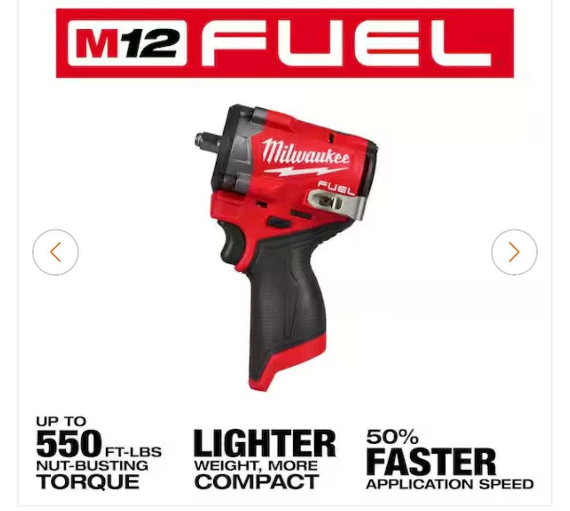 M12 3/8 Impact Wrench New In Box