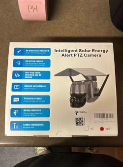 4G Solar Security Camera PTZ (No Wiring Needed) – Brand New