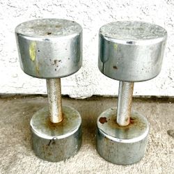 25 Lb. Chrome Plated Dumbbells 