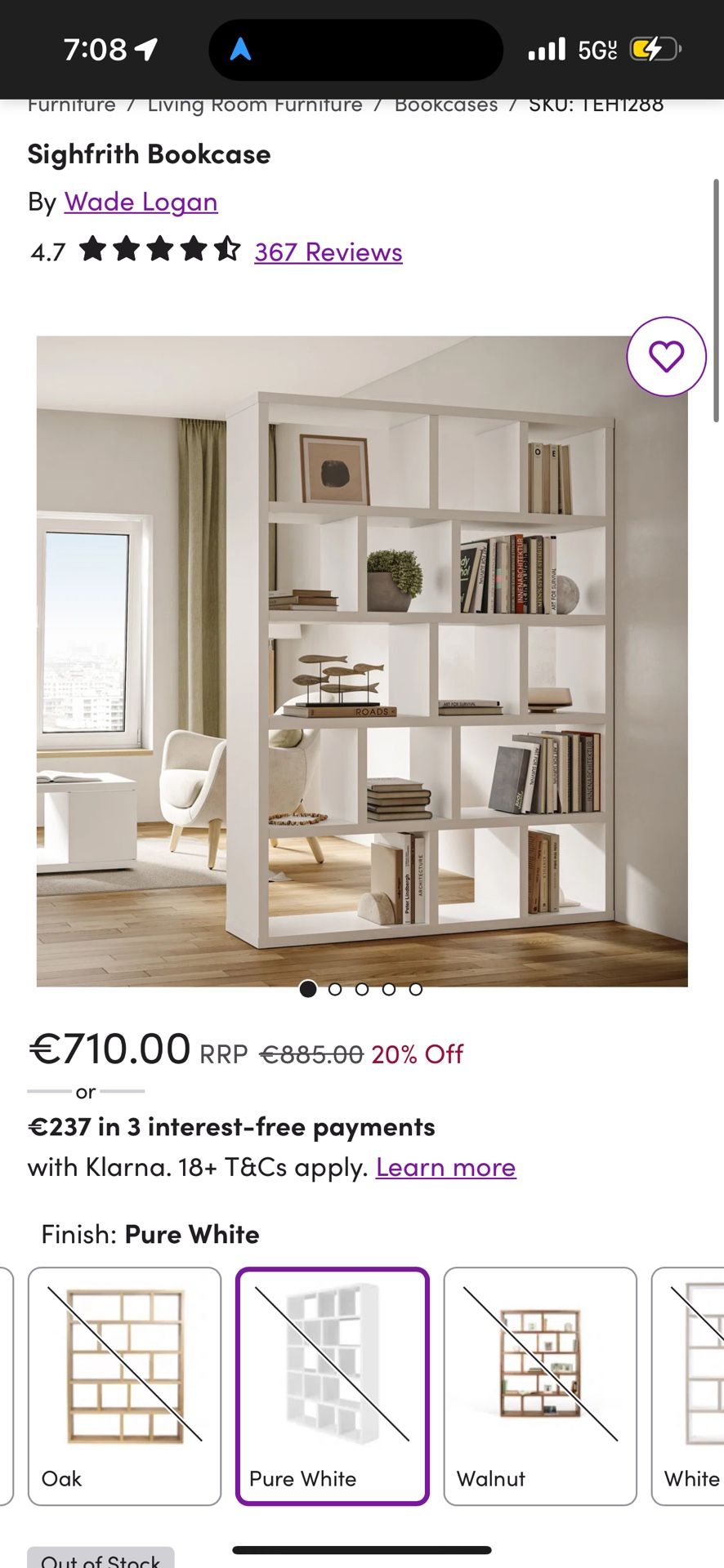 Wayfair Bookcase