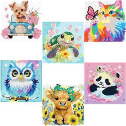 NEW 6pc Pack 5D Diamond Painting Kits