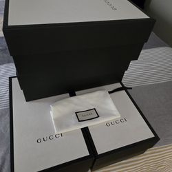 4 Gucci Boxes W/bag