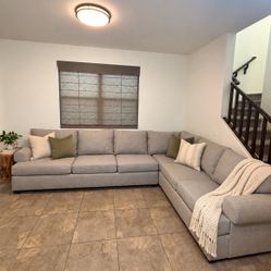 Living Spaces Large Sectional Sofa