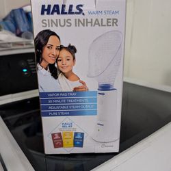 New! Halls Warm Steam Sinus Inhaler