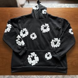 NEW Denim Tears Black Hoodie Authentic Men’s Size XL X-Large