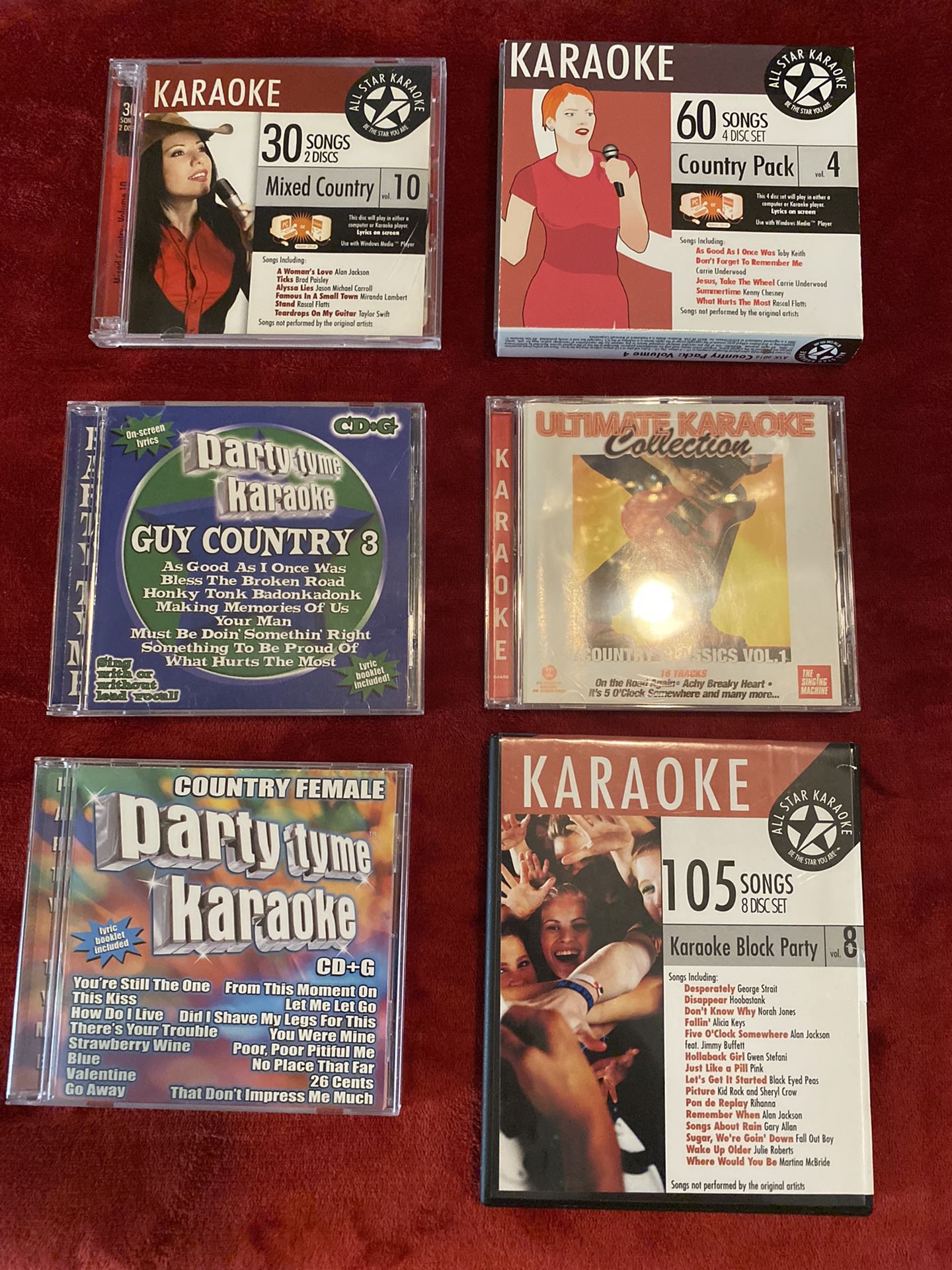 Country Karaoke  CD’s 🎤 