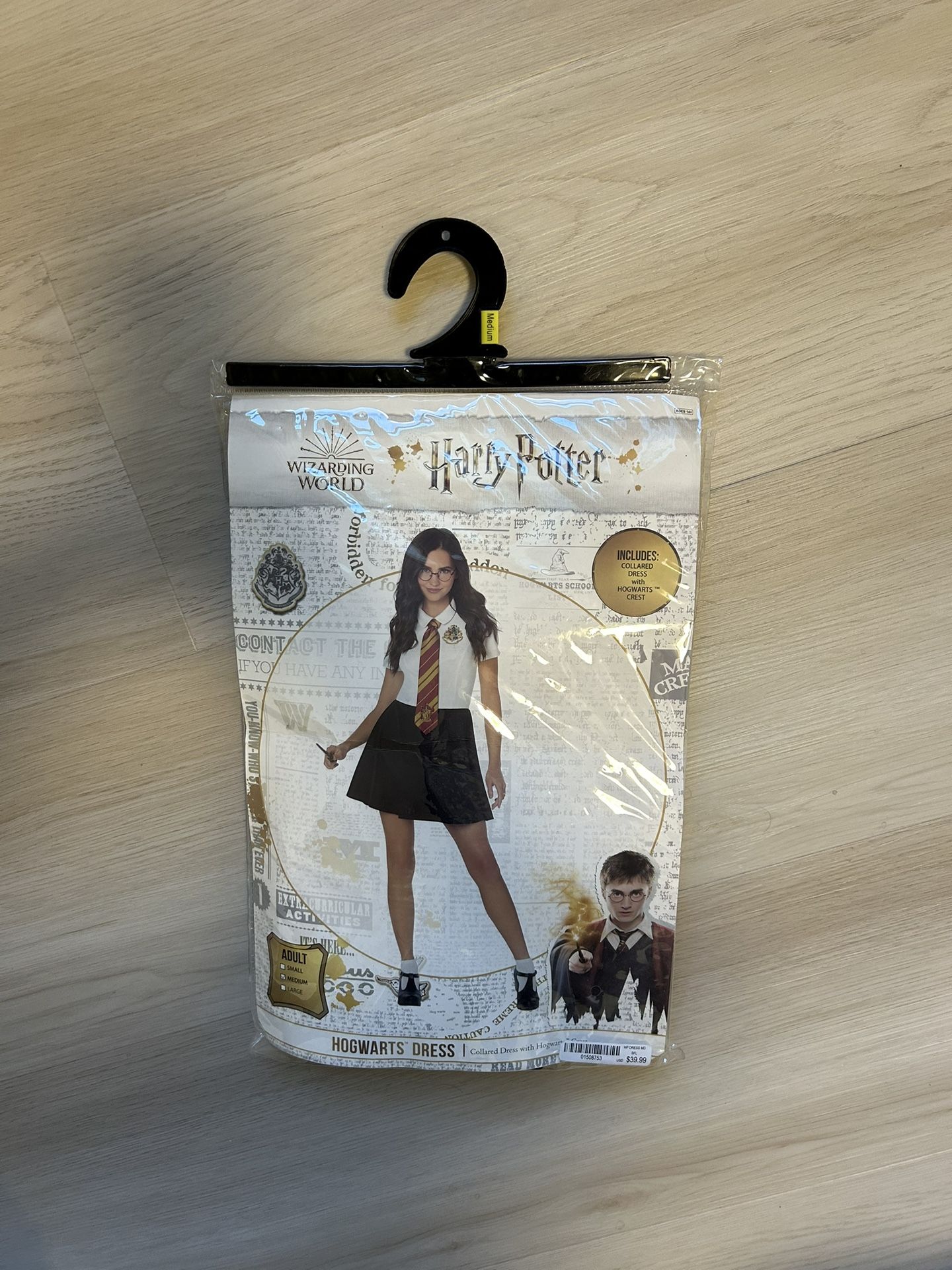 Harry Potter Hogwarts Dress Costume - Adult Size Medium
