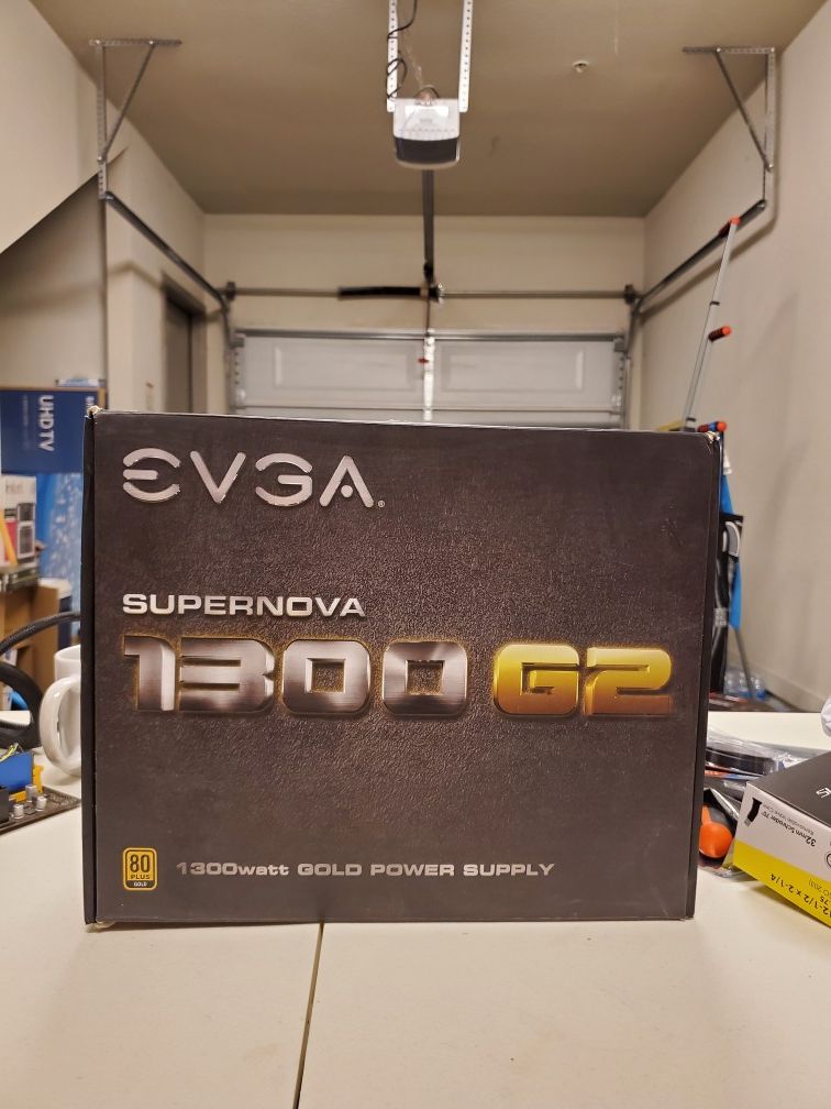 EVGA SuperNOVA 1300 G2 80+ GOLD, 1300W Fully Modular NVIDIA SLI and Crossfire Ready EVGA Warranty Power Supply 120-G2-1300-XR