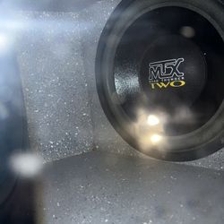 2 12 Inch Subs With A Box 