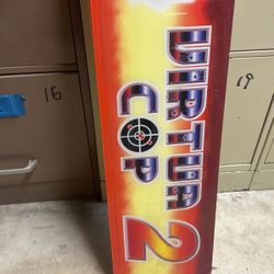 Sega Virtua Cop 2 Arcade Game Marquee