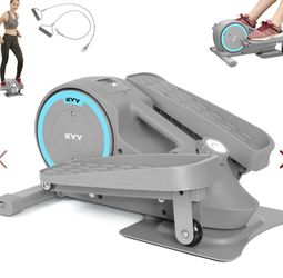 KYY Under Desk Elliptical, Magnetic Portable Ellipse Leg Exerciser, Stair Stepper, Under Desk Bike Pedal Exerciser, Mini Elliptical Machines For Home 