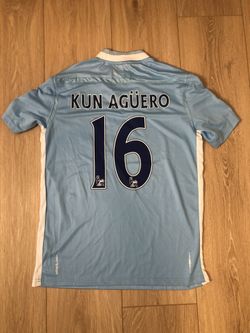 2011/2012 Manchester City Aguero Retro Home Jersey
