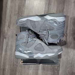 JORDAN 8 COOL GRAY
