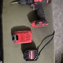 Craftsman drill w/ battery and charger Included