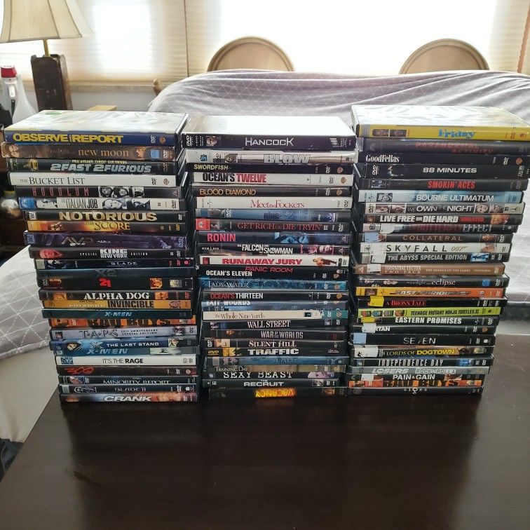 DVD Collection 75 Movies Nice Titles All Originals