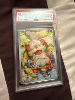 Pokemon Hisuian Growlithe psa 10