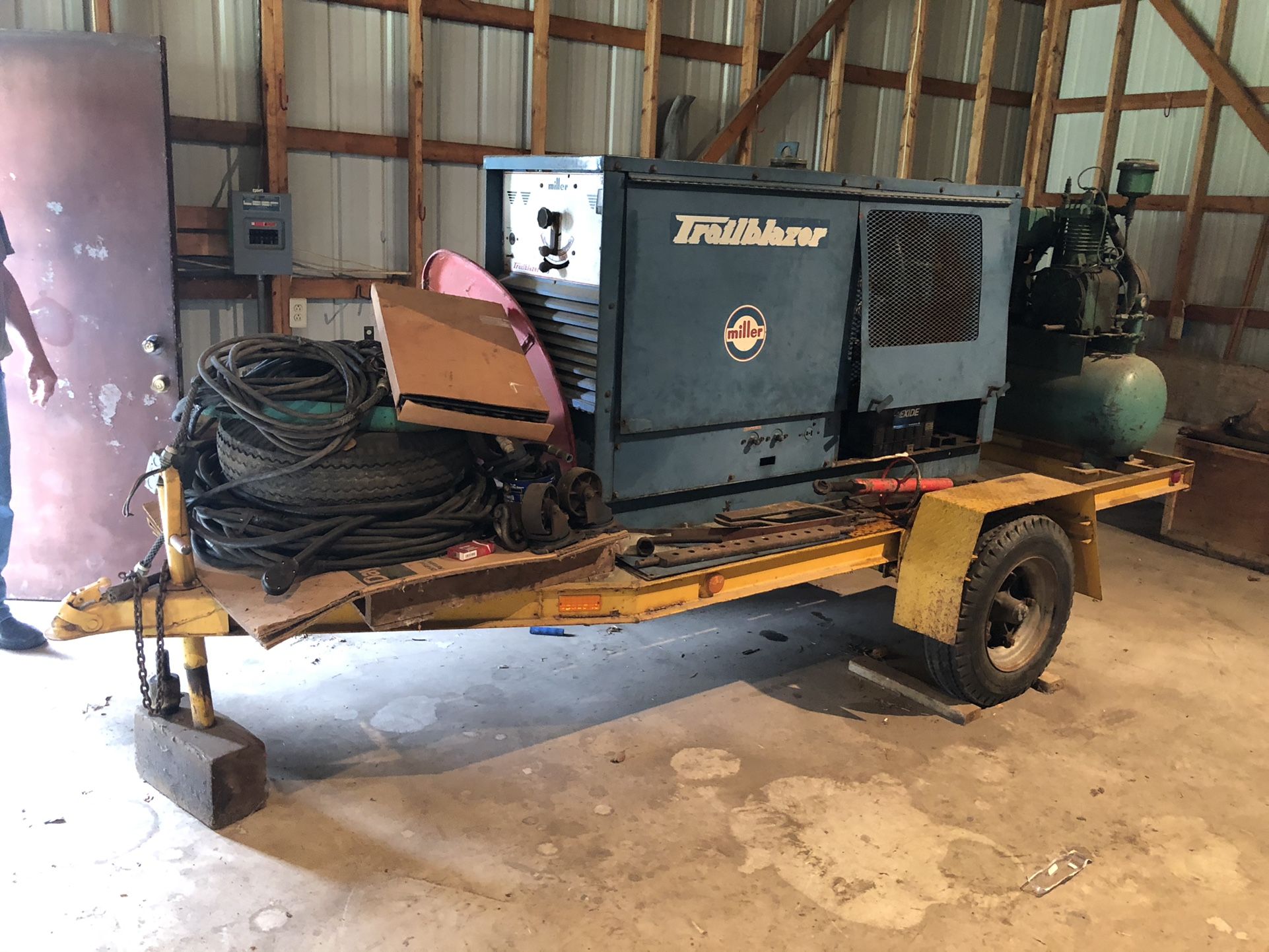 Miller Trailblazer Welder, Generator And Compressor All In One With Trailer