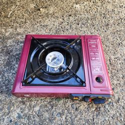 New Pacific Coast Trail Backpack Camp Stove PCT-606-RD Durable Steel Auto Ign