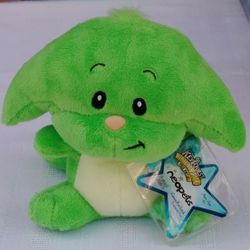 NEW Factory Sealed code GREEN KACHEEK Series 3 KeyQuest Virtual Neopets plush doll
