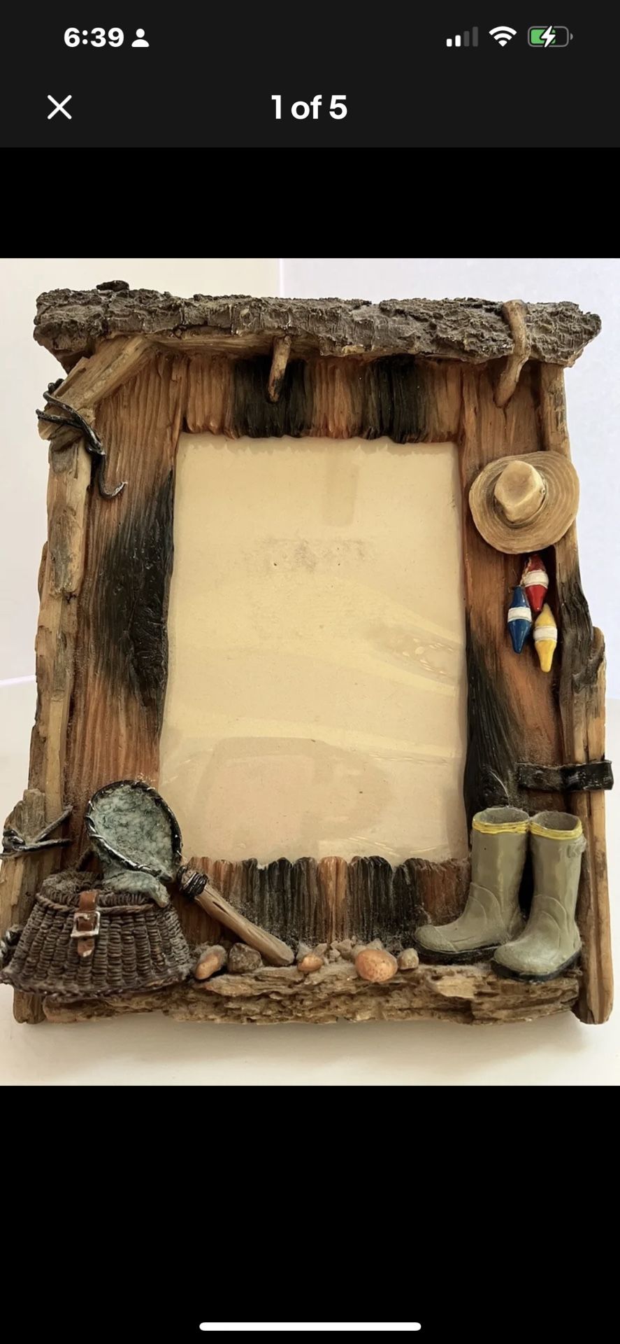 Fishing -Cabing Pictures Frame 3D Design