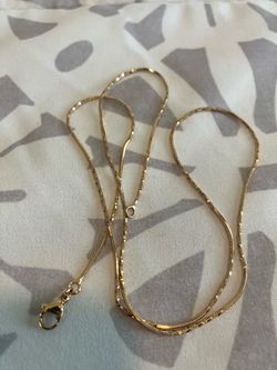 Rose gold Tone  Chain Necklace