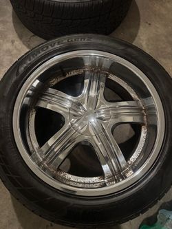 22-inch wheels with good tread