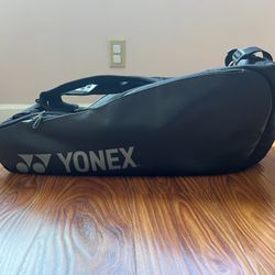 Yonex Black 6pk Pro Badminton Tennis Racket Bag