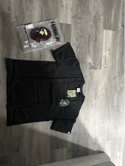 Bape x stussy shirt size M and L