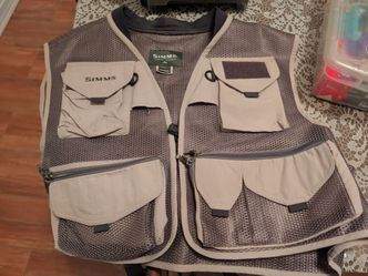 Simms mesh fishing vest XXL — unused