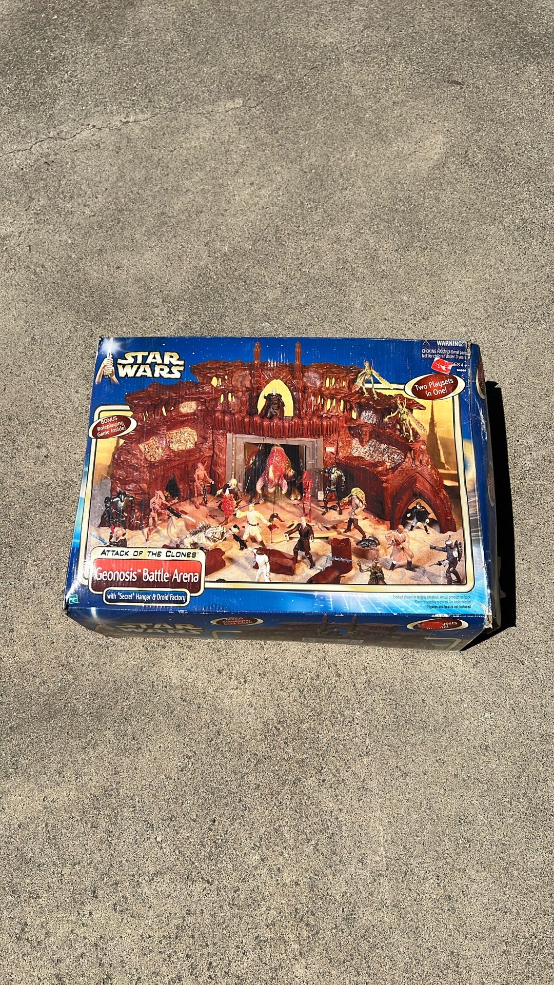 Star Wars Geonosis Battle Arena NEW Attack Of The Clones Game & Playset