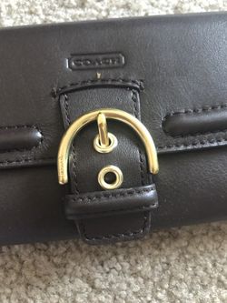 Coach leather wallet