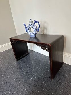Antique Wood Asian Wood Bench