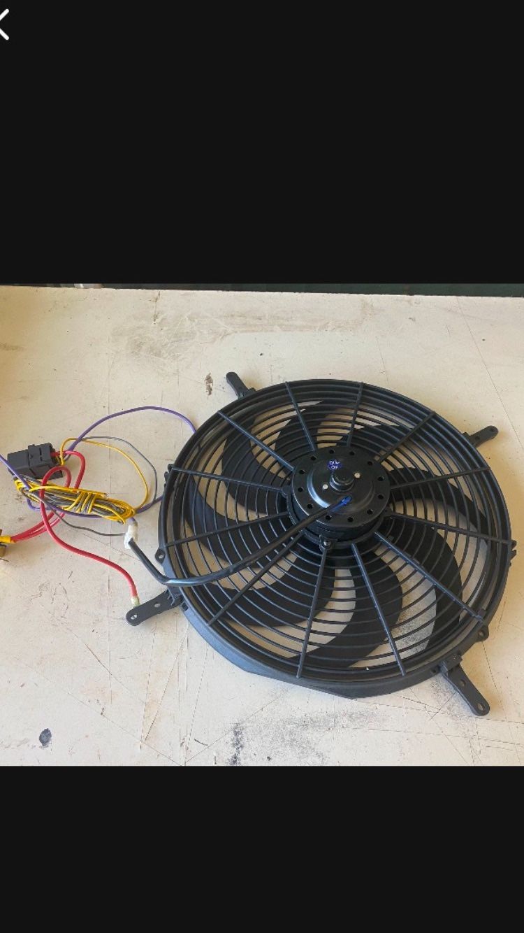 Black Fan For Car Or Truck