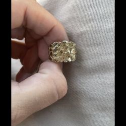 10k Gold Nugget Ring