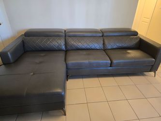 Modern Designer Sectional- Dark Green
