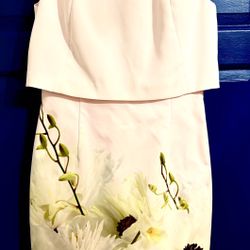 Ted Baker London Classic Pink Floral dress, Size 2