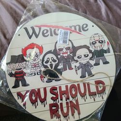 Small Halloween Door Decoration