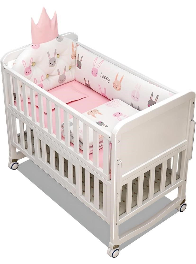 6-in-1 Convertible Baby Crib