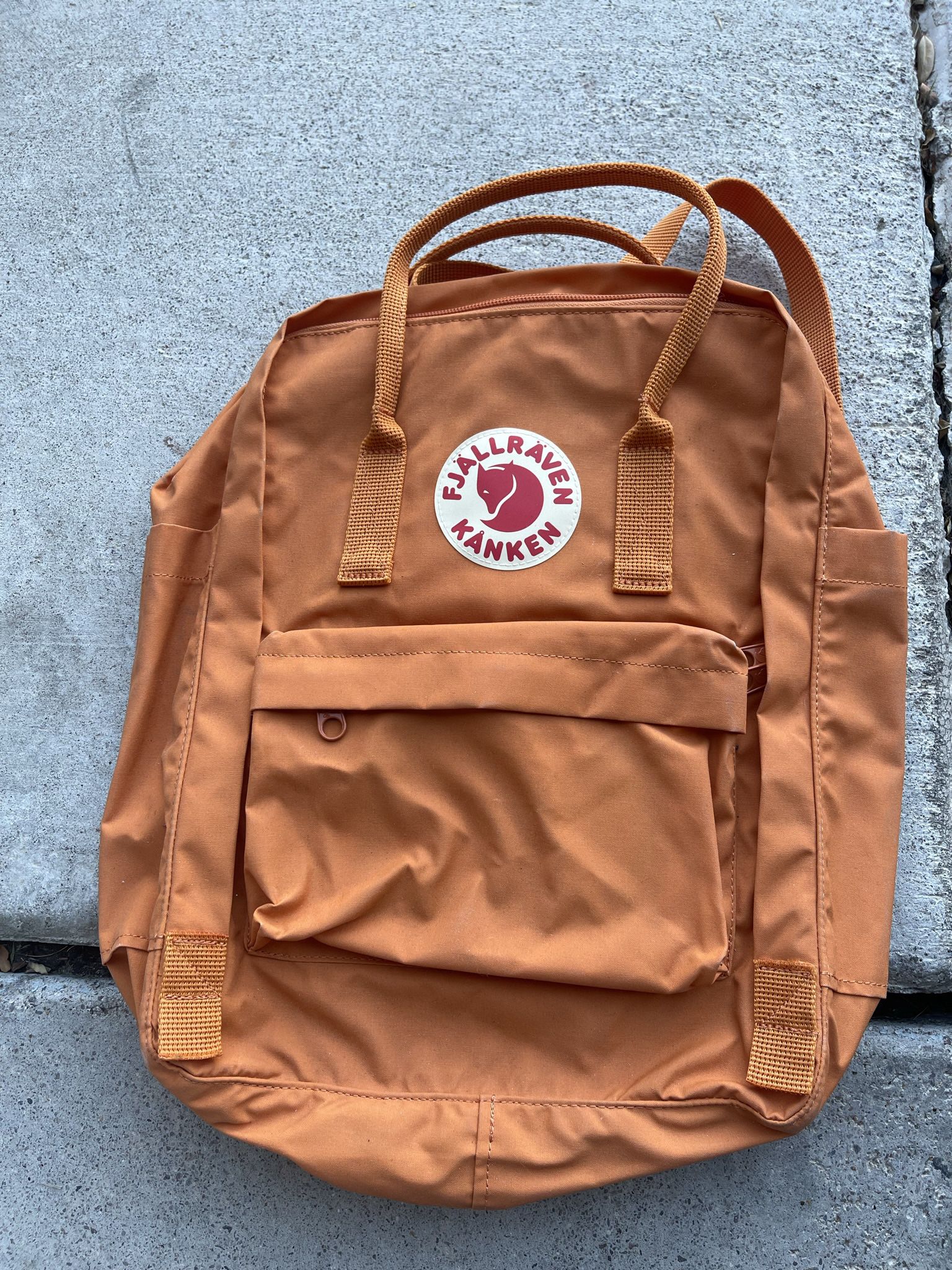 Fjallraven Kanken Bag Backpack never worn. Spicy Orange color.