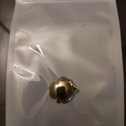 Gold Over 925 Sterling Silver Clover Pendant