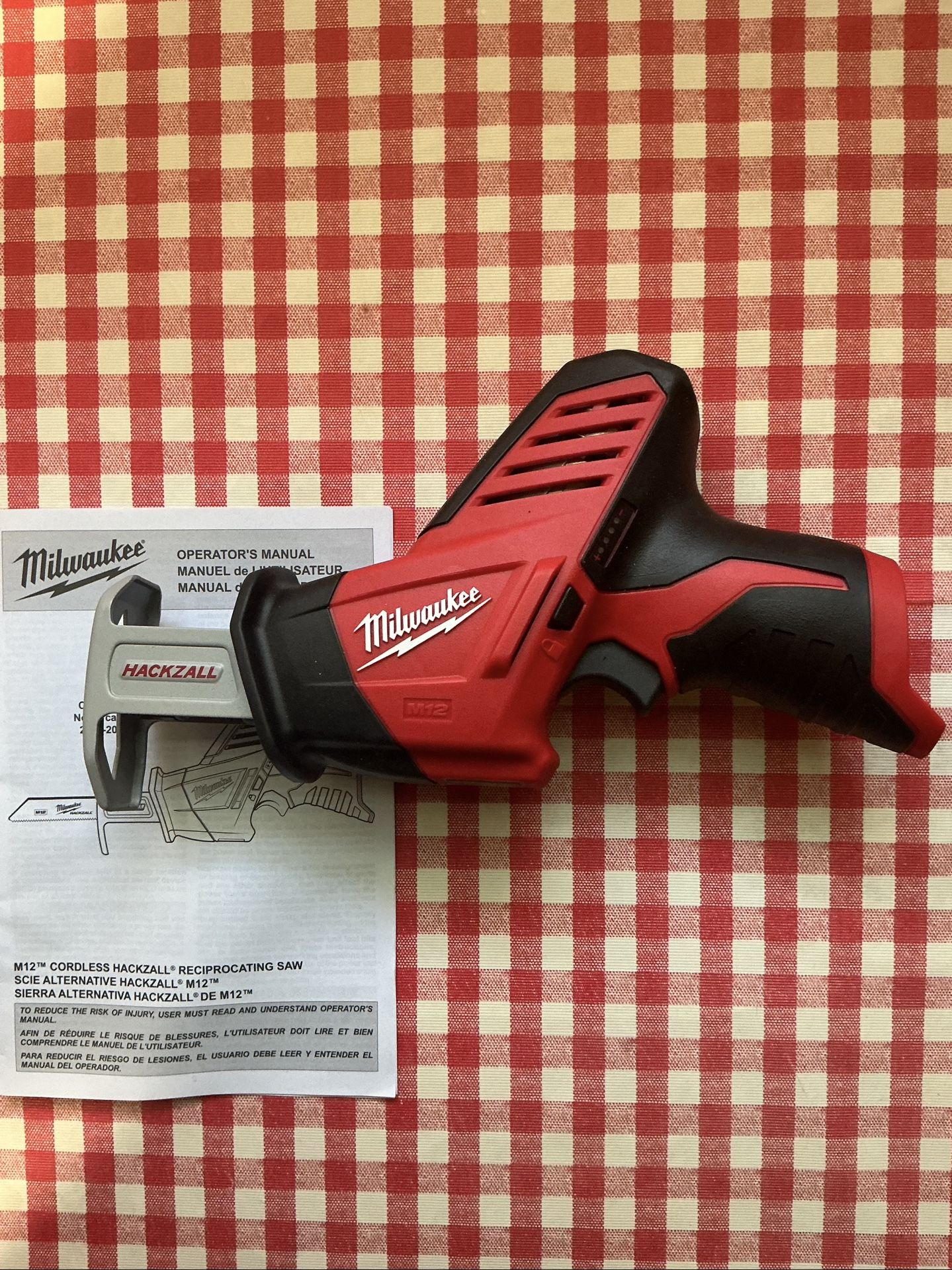 M12 Lithium Ion Cordless HACKZALL Reciprocating Saw