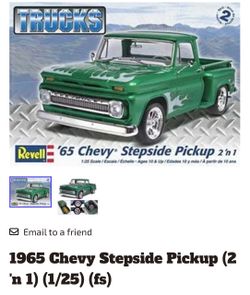 Revell '65 Chevy Stepside Pickup 2'n1 Model Kit