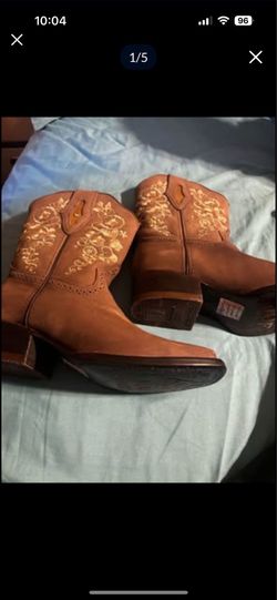 Leather boots