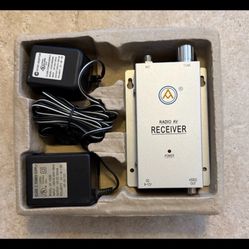 A/V Wireless Micro Mini Camera Receiver And Transmitter W/ Antenna Kit Tested