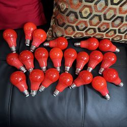 LED Red Light Bulbs – High Quality – 5 Pack for $20 or 21 for $50